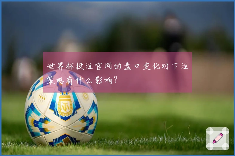 世界杯投注官网的盘口变化对下注策略有什么影响？